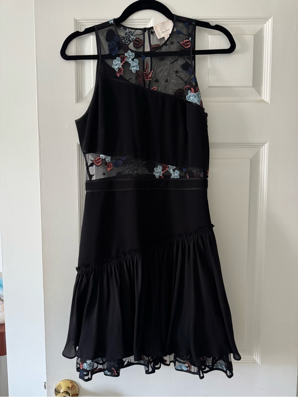 Cinq A Sept Black Cocktail Dress